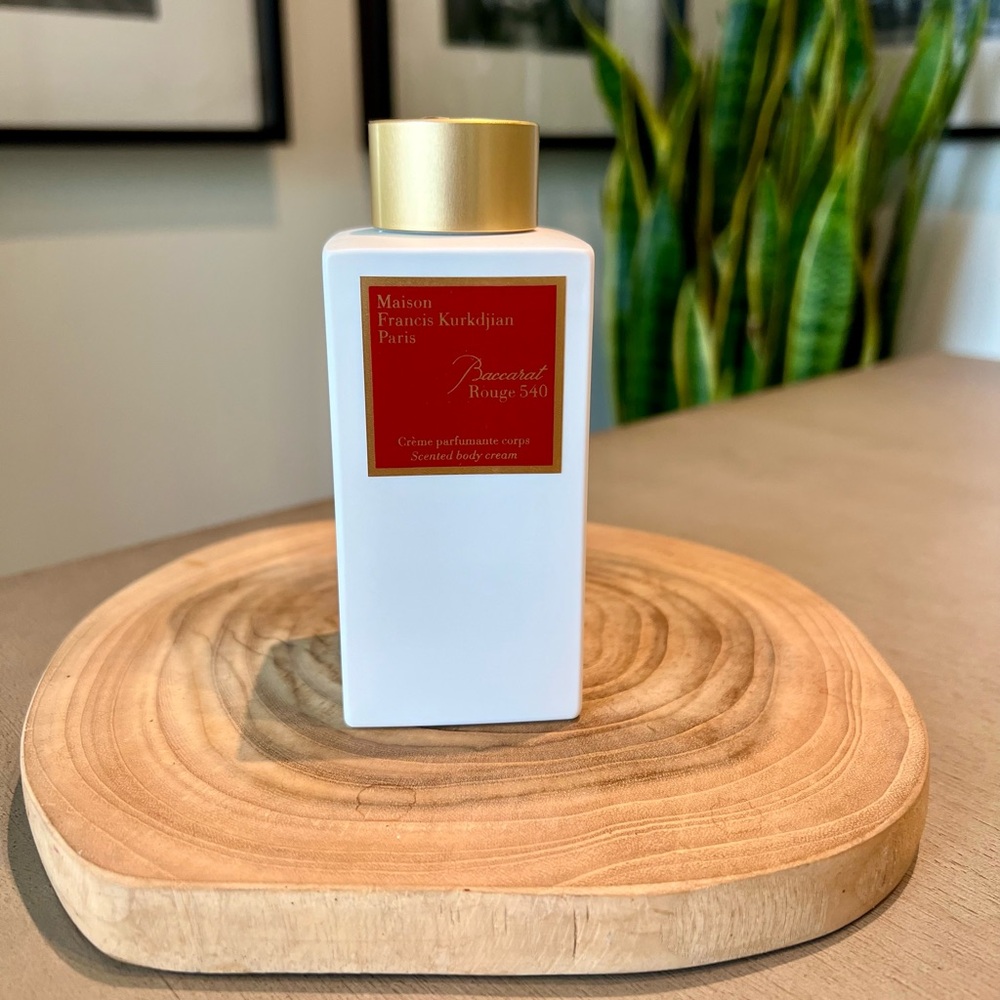 Maison Francis Kurkdjian Baccarat Rouge 540 scented body cream!